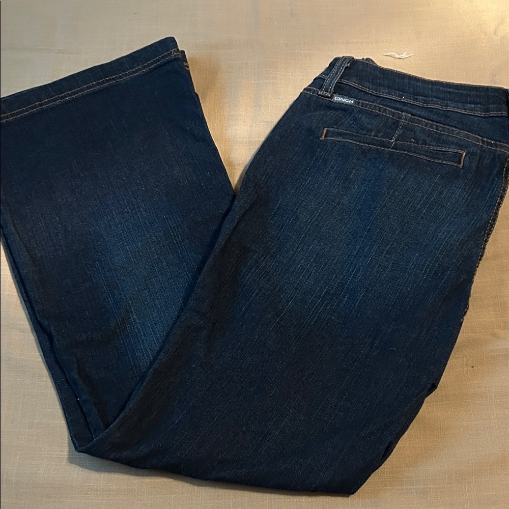 EUC Cinch Dark Blue Flare Women's Jeans